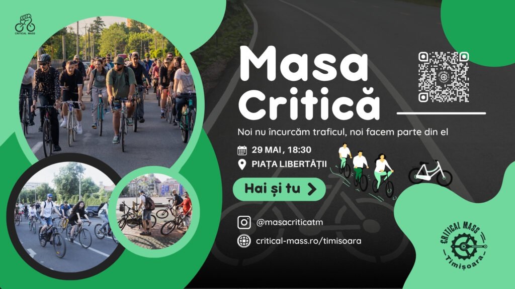 Critical Mass Timisoara, Romania, 29 MAI 2026